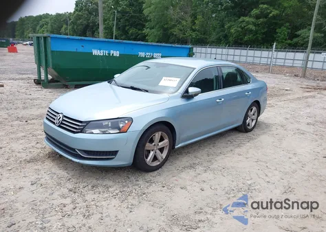 2012 Volkswagen Passat 2.5L Se from USA, damaged, VIN 1VWBP7A35CC025482